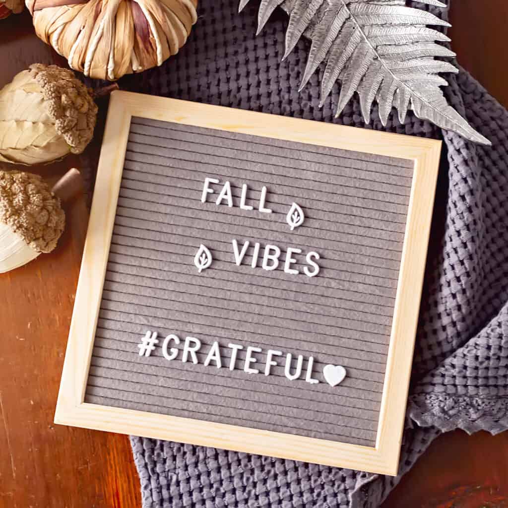 Fall Vibes #Grateful board